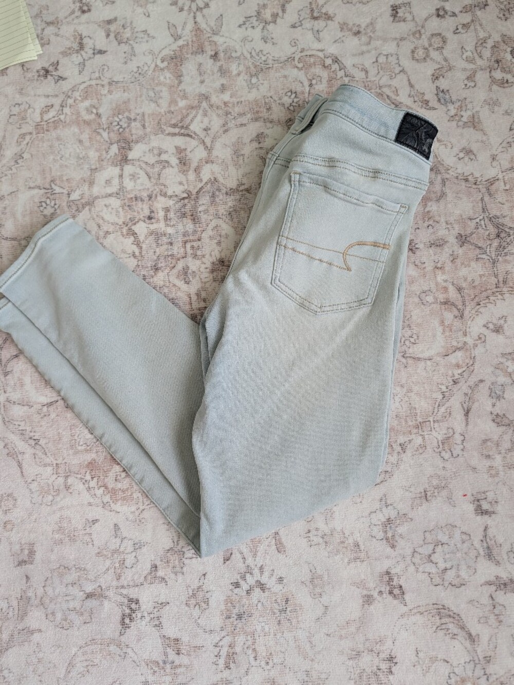 American Eagle 360 Super Stretch Light Wash Jegging Jeans Size 12 Regular